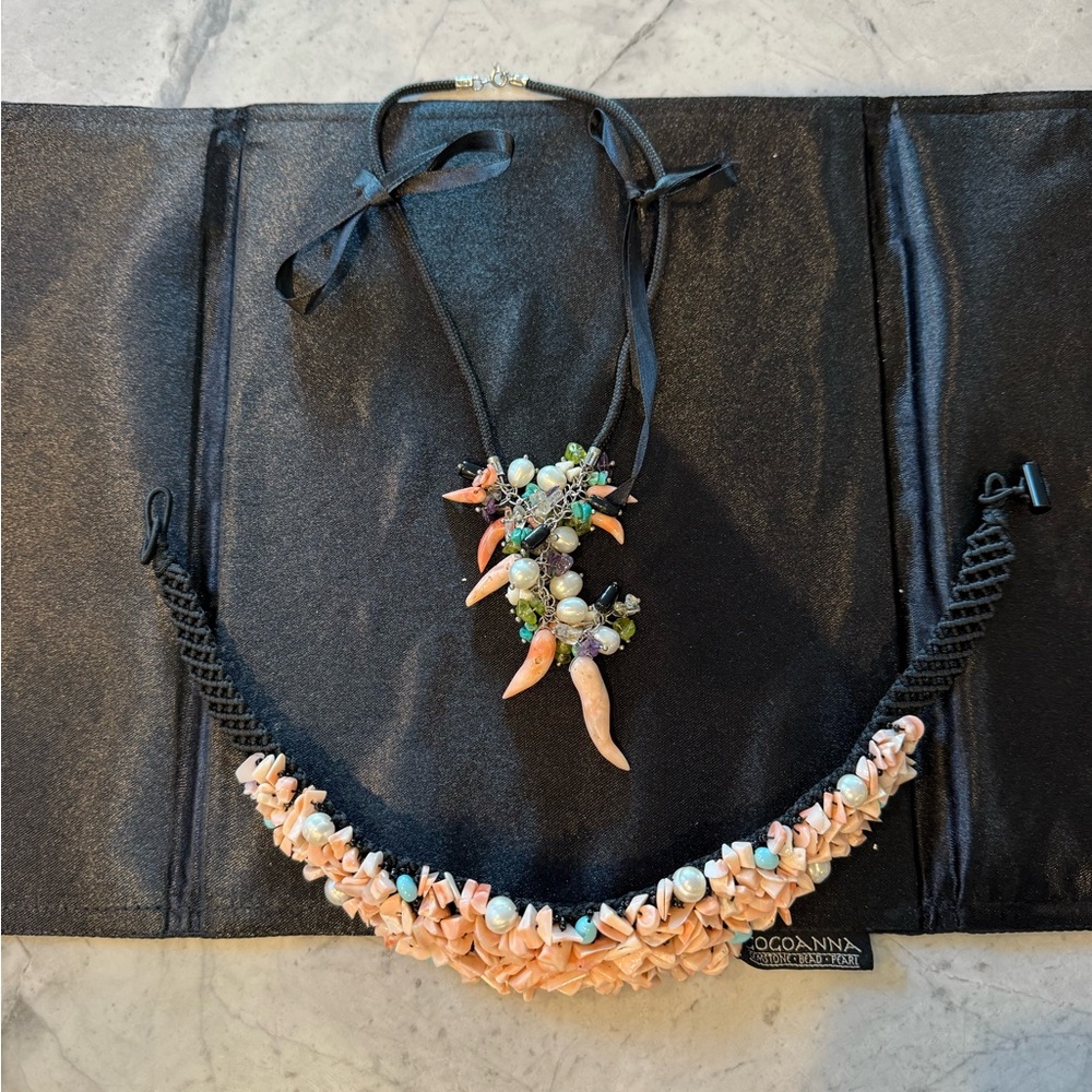 Pearl and Stone Necklaces
